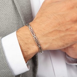 Gümüş Oksitli Erkek Bileklik Gümüş Oksitli Erkek Bileklik