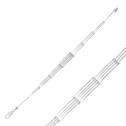 Gümüş Parçalı Erkek Bileklik Gümüş Parçalı Erkek Bileklik