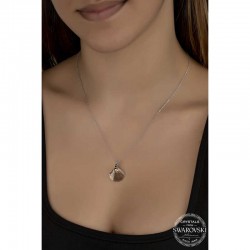 Swarovski Crystal Taşlı Deniz Kabuğu Gümüş Kadın Kolye Swarovski Crystal Taşlı Deniz Kabuğu Gümüş Kadın Kolye