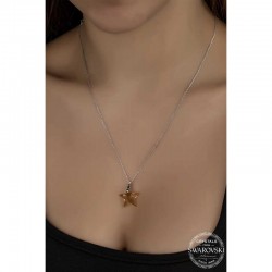Swarovski Crystal Taşlı Yıldız Gümüş Kadın Kolye Swarovski Crystal Taşlı Yıldız Gümüş Kadın Kolye