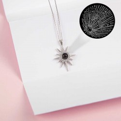 Gümüş 100 Dilde Seni Seviyorum Kutup Yıldızı Kadın Kolye Gümüş 100 Dilde Seni Seviyorum Kutup Yıldızı Kadın Kolye