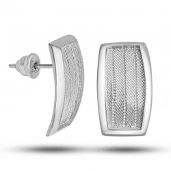 Gümüş Trabzon Hasır Kadın Küpe Gümüş Trabzon Hasır Kadın Küpe