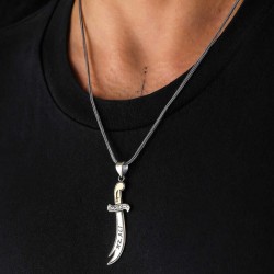 Gümüş Hz. Ali Zülfikar Kılıcı Kolye Gümüş Hz. Ali Zülfikar Kılıcı Kolye