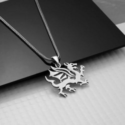 Gümüş Ejderha Erkek Kolye