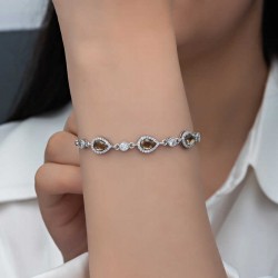 Gümüş Damla Zultanit Taşlı Kadın Bileklik Gümüş Damla Zultanit Taşlı Kadın Bileklik