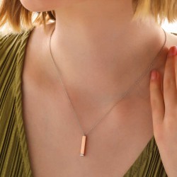 Gümüş İsim Yazılabilen Açılır Çubuk Kadın Kolye Gümüş İsim Yazılabilen Açılır Çubuk Kadın Kolye