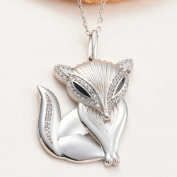 Gümüş Tilki Kadın Kolye Gümüş Tilki Kadın Kolye