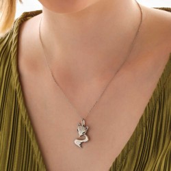 Gümüş Tilki Kadın Kolye Gümüş Tilki Kadın Kolye