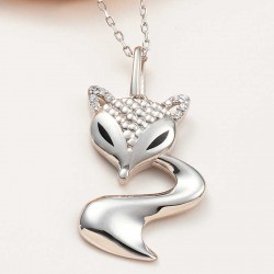 Gümüş Tilki Kadın Kolye Gümüş Tilki Kadın Kolye