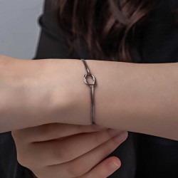 Gümüş Aşk Düğüm Kadın Bileklik Gümüş Aşk Düğüm Kadın Bileklik