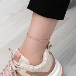 Gümüş Rose Kalemli Halhal Gümüş Rose Kalemli Halhal