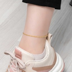 Gümüş Gold Kalemli Halhal Gümüş Gold Kalemli Halhal