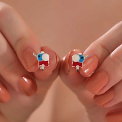 Gümüş Fil Çocuk Küpesi Gümüş Fil Çocuk Küpesi