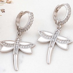 Gümüş Sallantılı Yusufcuk Kadın Küpe Gümüş Sallantılı Yusufcuk Kadın Küpe