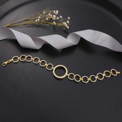 Gümüş Çeyrek Takılabilen Altın Kaplama Kadın Bileklik Gümüş Çeyrek Takılabilen Altın Kaplama Kadın Bileklik