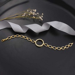 Gümüş Çeyrek Takılabilen Altın Kaplama Kadın Bileklik Gümüş Çeyrek Takılabilen Altın Kaplama Kadın Bileklik